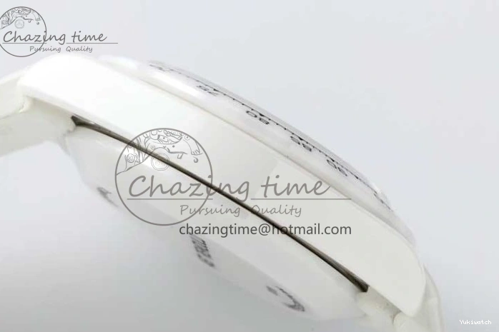 White Black Best on Dial Rubber 5GF Daytona White Ceramic A7750 Edition White Strap 1226